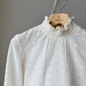 Sézane Cathy Blouse in Ecru